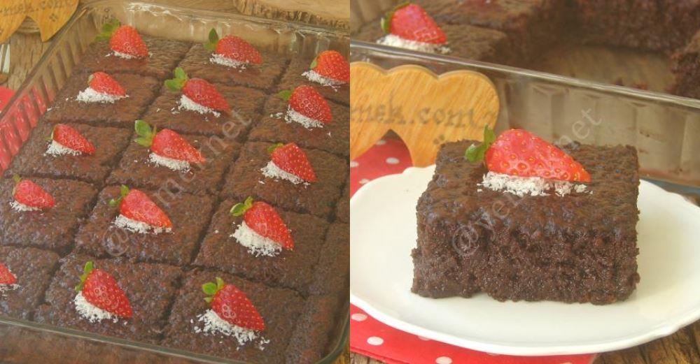Browni Tadında Islak Kek Tarifi, Nasıl Yapılır? (Resimli) Yemek Tarifleri
