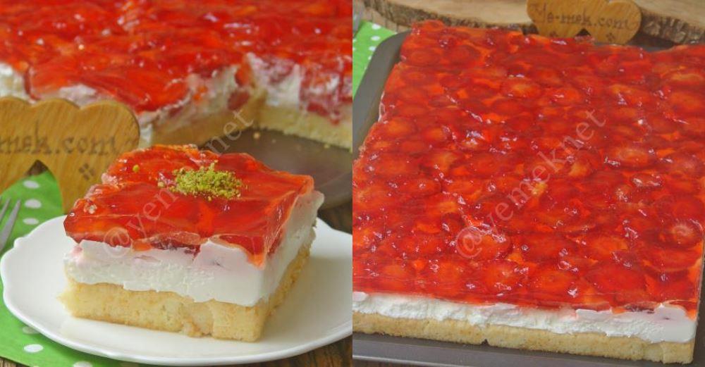 Çilekli Pasta Tarifi, Nasıl Yapılır? (Resimli) Yemek Tarifleri