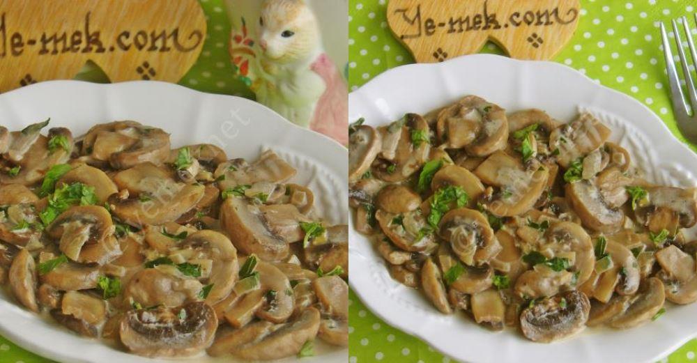 Creamy Sauteed Mushrooms Recipe | YemekNet
