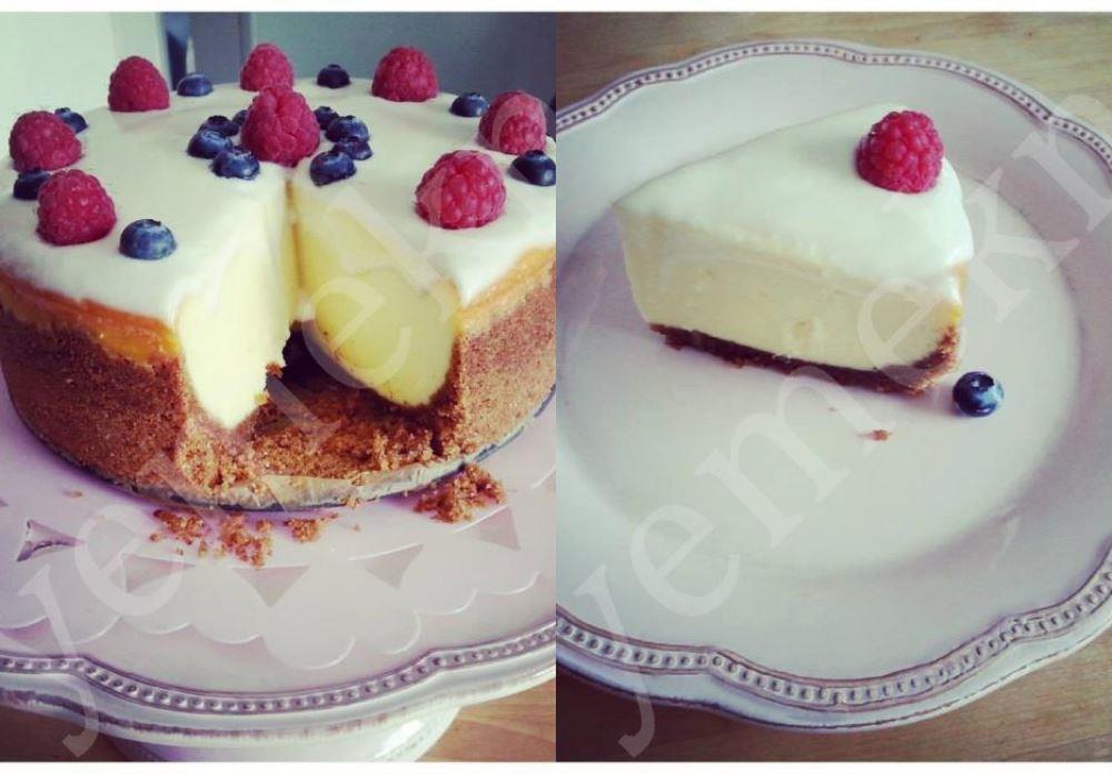 New York Style Cheesecake Recipe (Mavi Mutfak) | YemekNet