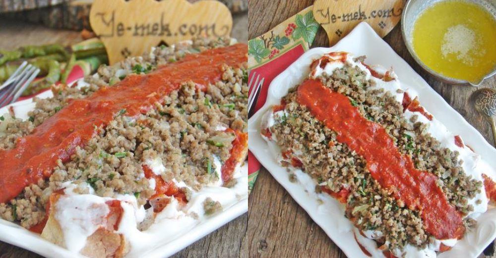 İskender Kebab With Minced Meat Recipe | YemekNet