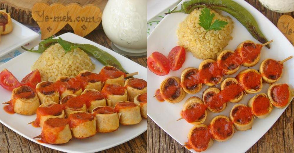 Yufkalı Şiş Köfte Tarifi, Nasıl Yapılır? (Resimli) Yemek Tarifleri