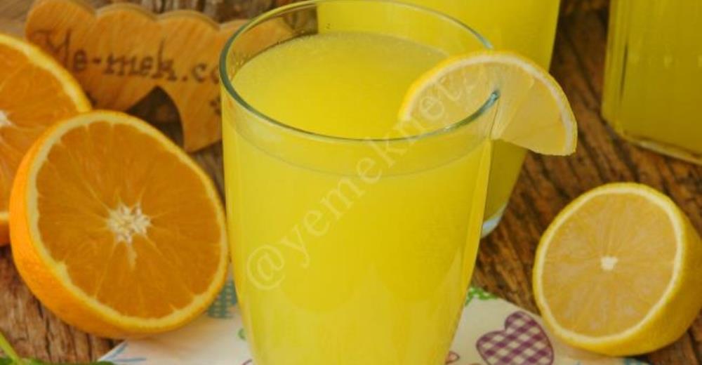 1 Limon 1 Portakaldan 3 Litre Limonata