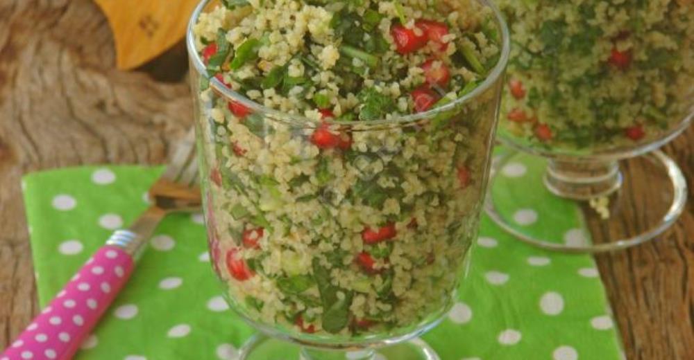 Bulgurlu Ispanak Salatası