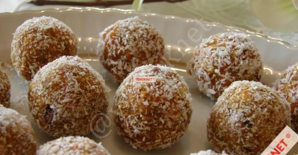 Carrot Biscuits Balls Recipe (Turkish Cuisine)