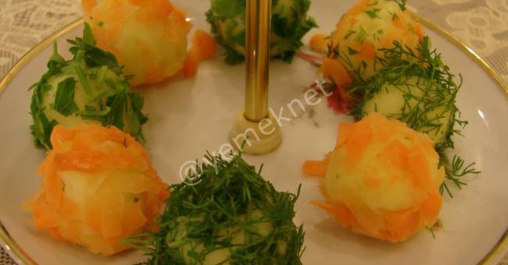 Colorful Potato Balls Recipe