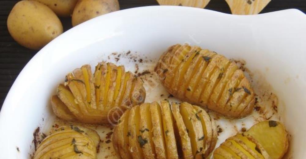 Fresh Baked Potato with Butter Recipe