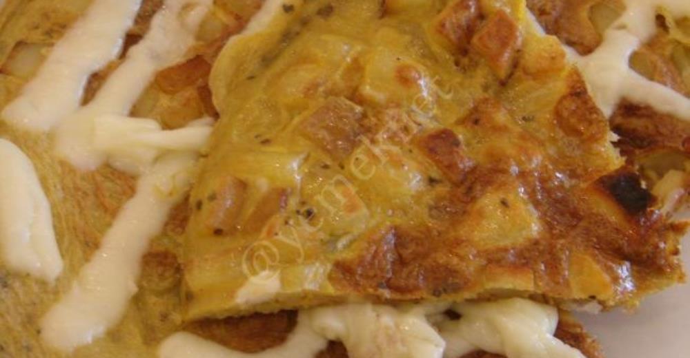Kremalı Patatesli Omlet