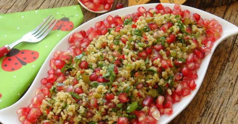 Narlı Bulgurlu Tabule Salatası