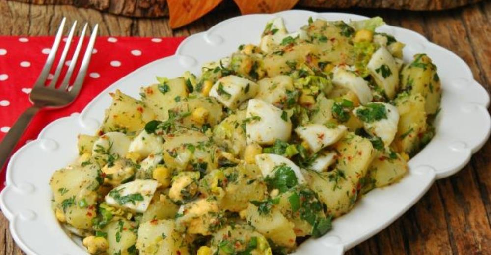 Yumurtalı Patates Salatası