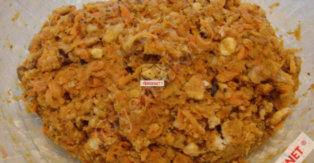 Carrot Biscuits Balls Recipe (Turkish Cuisine)