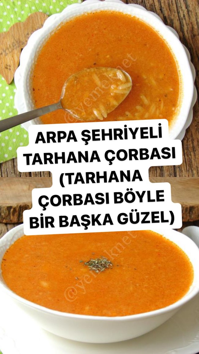 Arpa Şehriyeli Tarhana Çorbası
