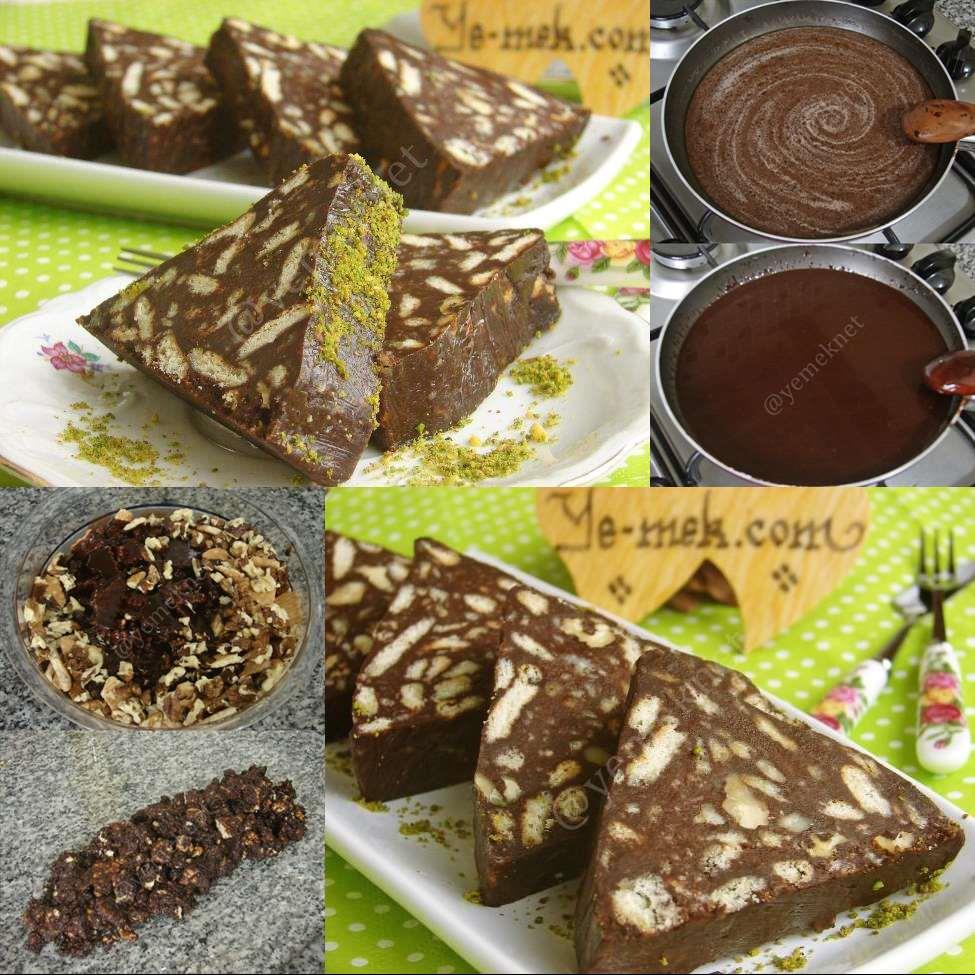 Biscuits Mosaic Cake Recipe