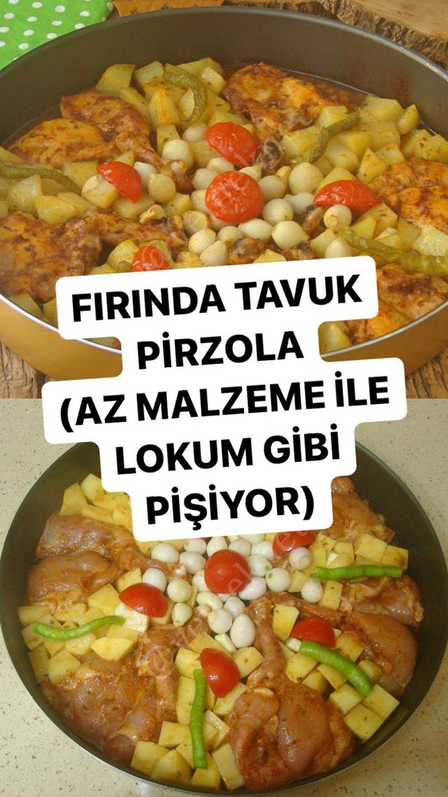 Fırında Tavuk Pirzola