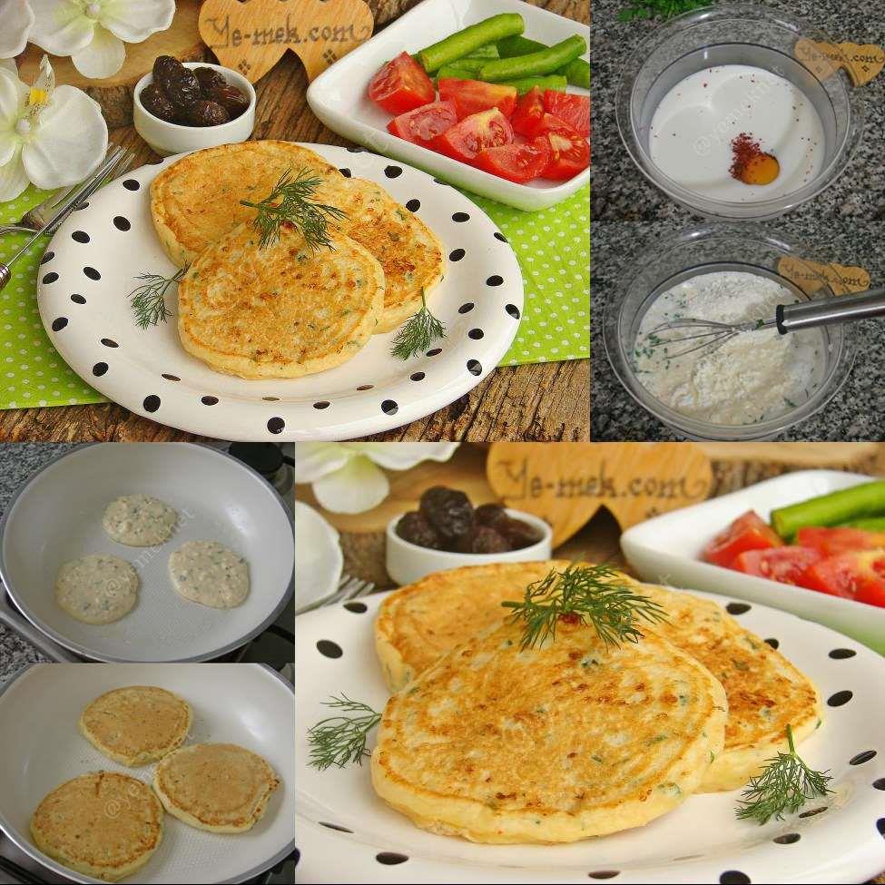 Kahvaltılık Peynirli Pofuduk Pankek