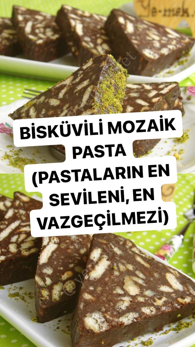 Bisküvili Mozaik Pasta