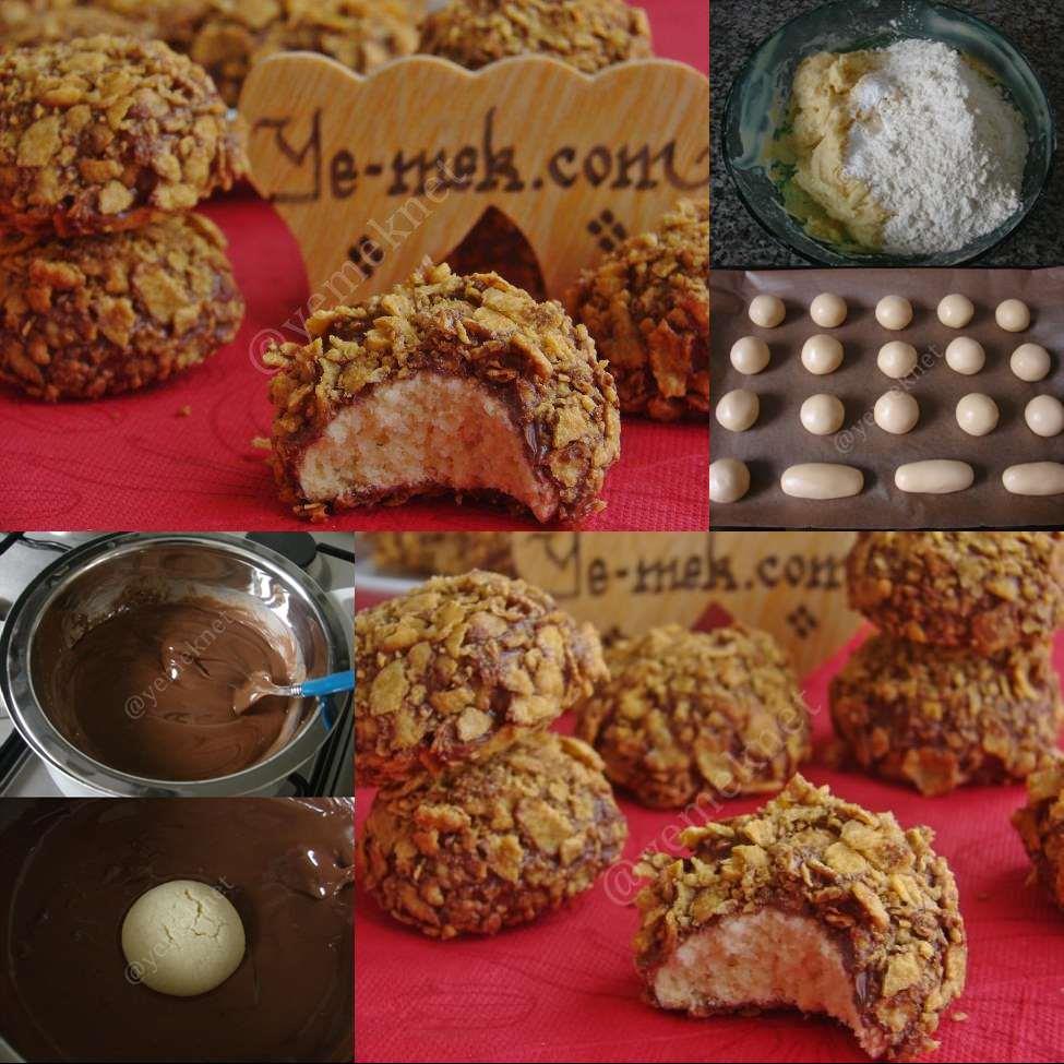Nutella Cookies With Corn Flakes Recipes