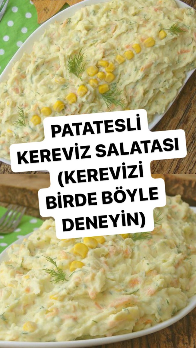Patatesli Kereviz Salatası
