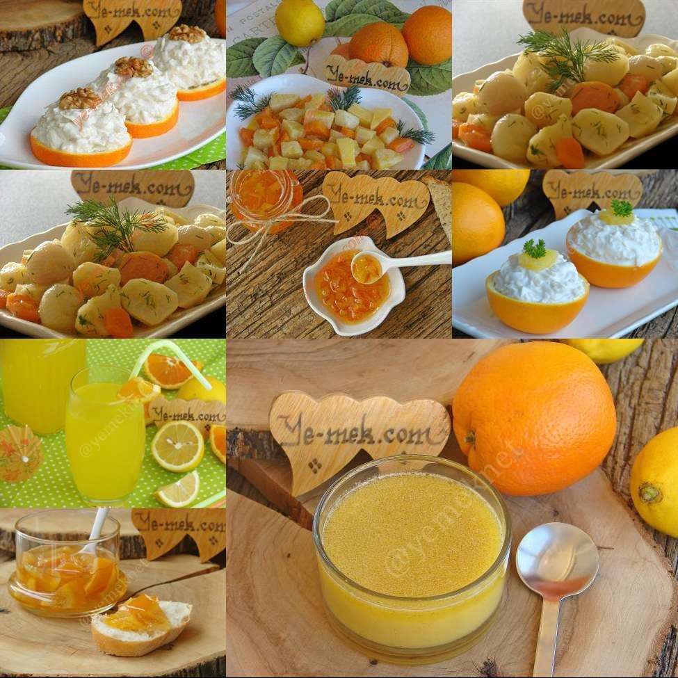 Portakal İle Yapabileceginiz Değişik Tarifler