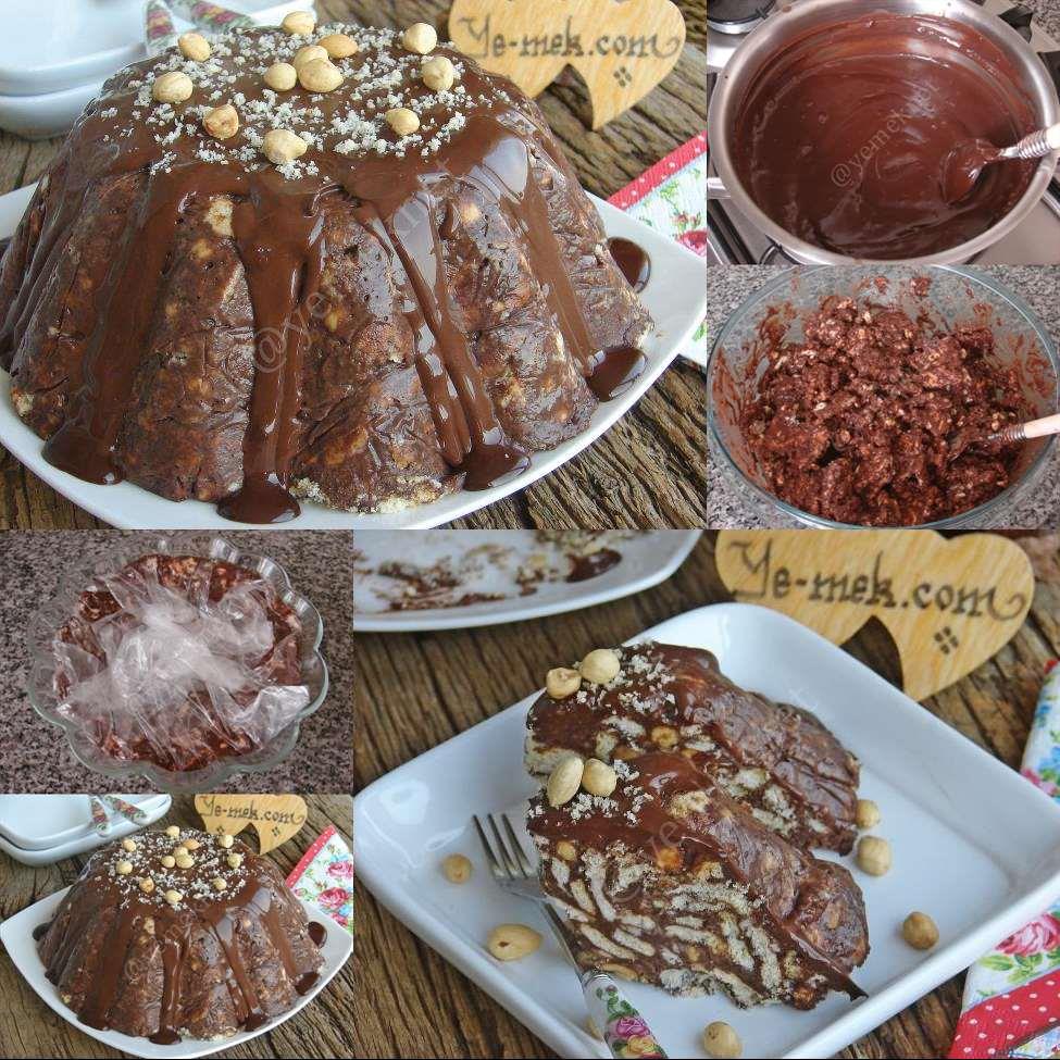 Pudding Mosaic Cake Recipe
