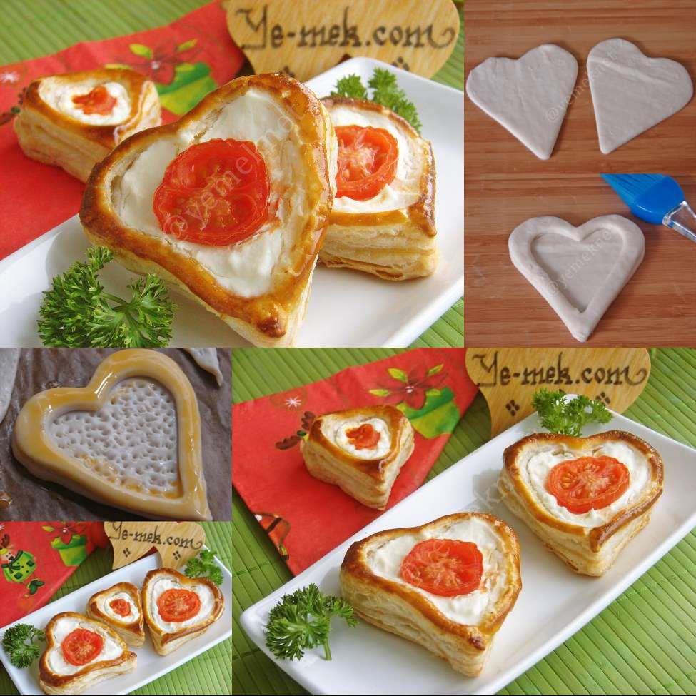 Puff Pastry Hearts With Labneh Recipe