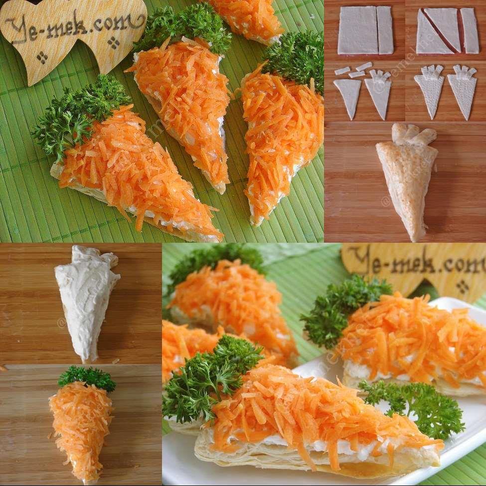 Puff Pastry Pizza With Carrot Recipe