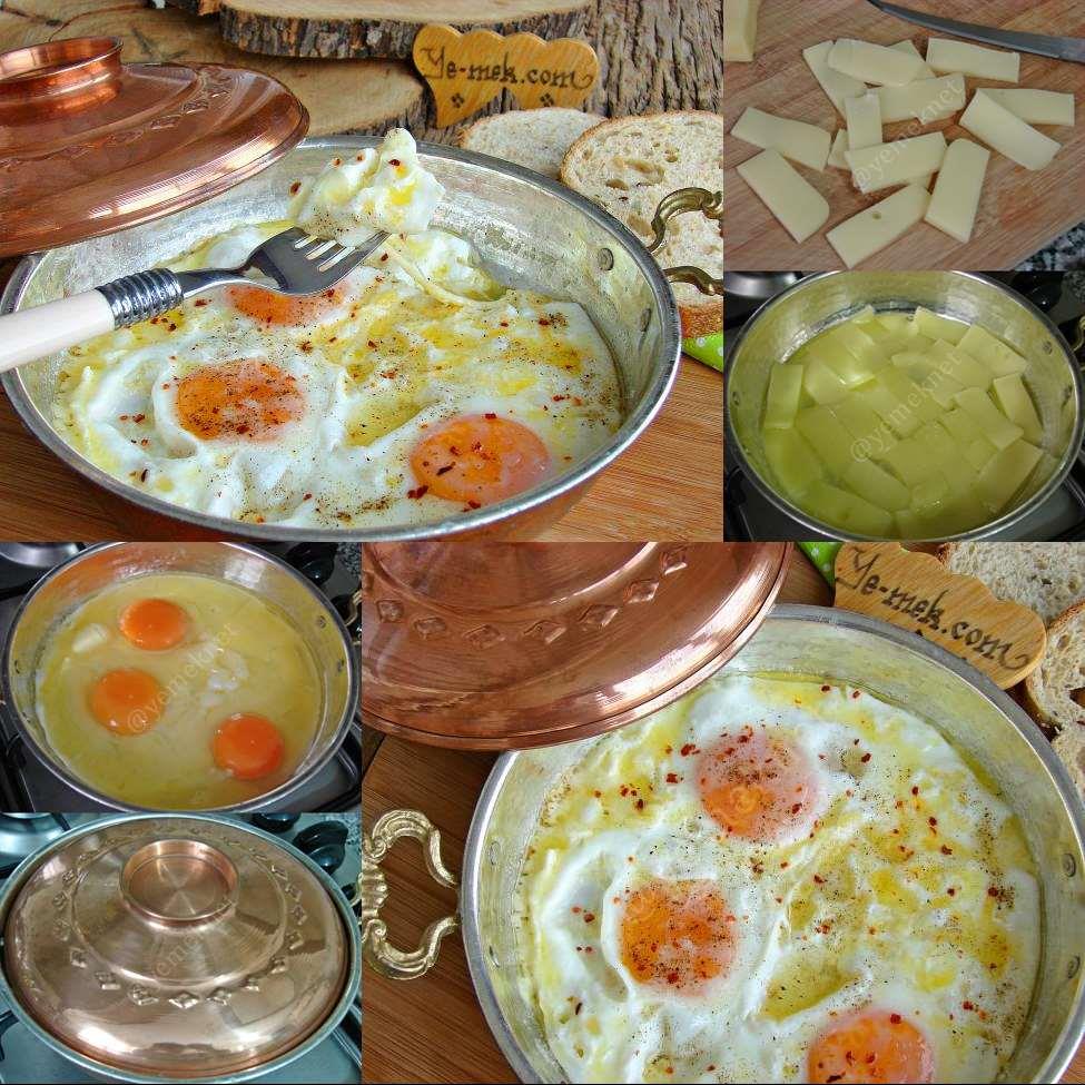 Sahanda Peynirli Yumurta