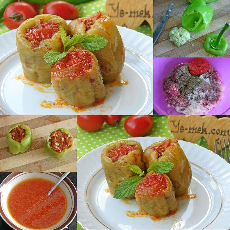 Stuffed Bell Pepper With Minced Meat Recipe