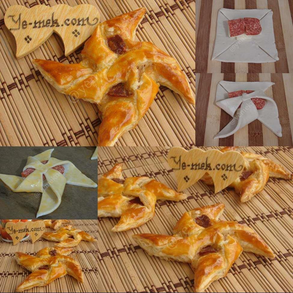 Wind Rose Shaped Puff Pastry Recipe